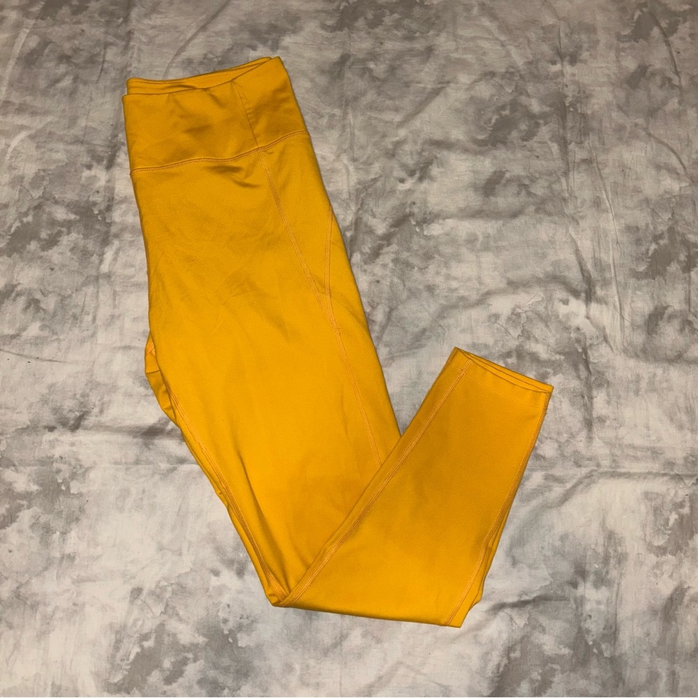 Girlfriend Collective Gold High Rise Leggings